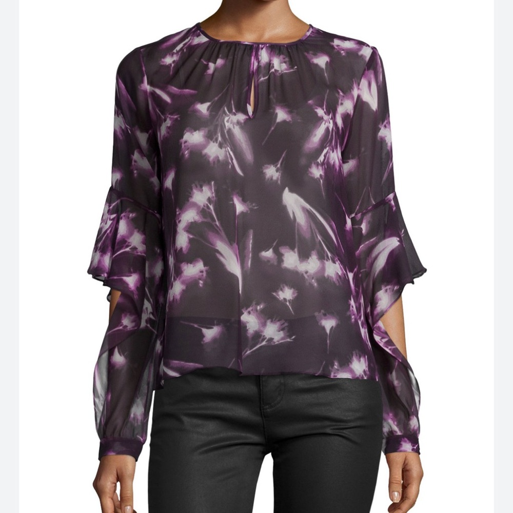 BCBGMAXAZRIA Geremi Long-Sleeve blouse